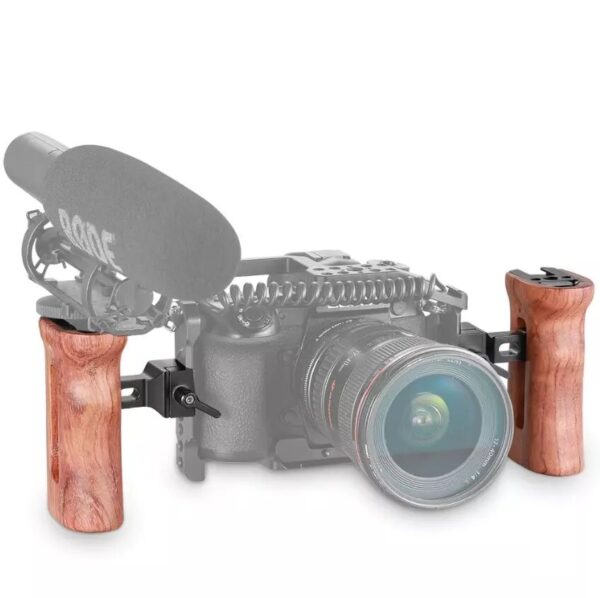 Grip en bois pour DSLR avec fixation Nato 2187 - SmallRig – Image 2