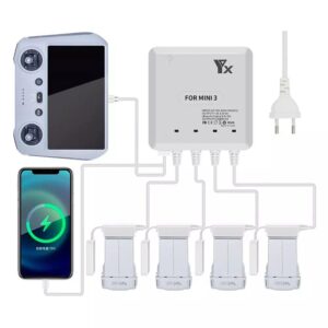 Chargeur multiple pour DJI Mini 3 Pro / Mini 3 et Mini 4 Pro - Parbeson