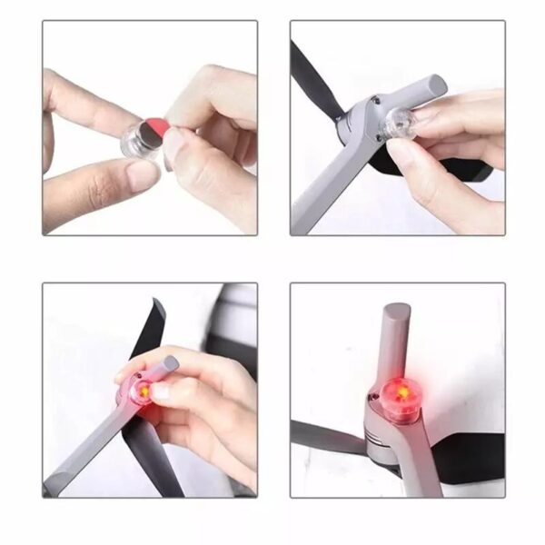 Lot de 4 lumières de signalisation pour drone - Sunnylife – Image 7
