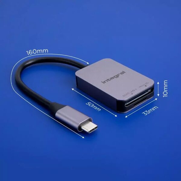 Lecteur double SD UHS-II et MicroSD (USB Type-C) - Intégral – Image 2